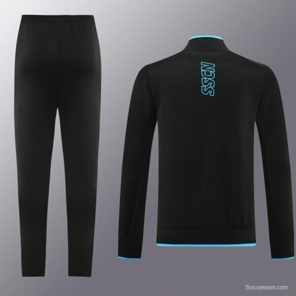 23/24 Napoli Black Full Zipper Jacket+Pants - Image 18