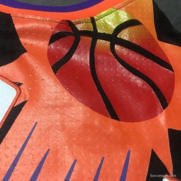 Men's Charles Barkley Black Retro Classic Team Jersey - Image 7