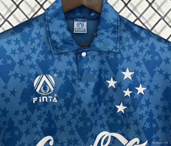 Retro 93/94 Cruzeiro Home Jersey - Image 4