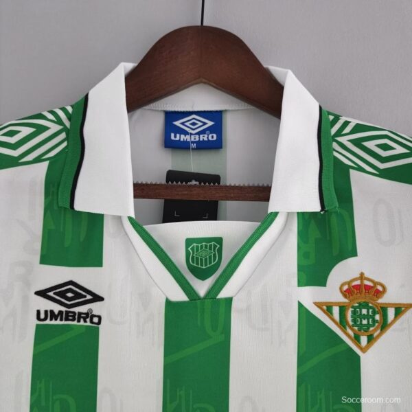 Retro 94/95 Real Betis Home Soccer Jersey - Image 8
