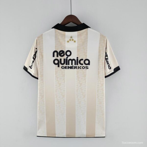 Retro 2010 Corinthians 100th Anniversary Beige Jersey - Image 2