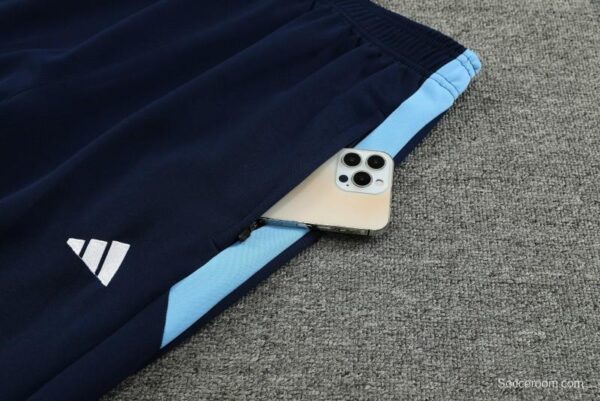 23/24 Adidas Blue Full Zipper Jacket+Pants - Image 2
