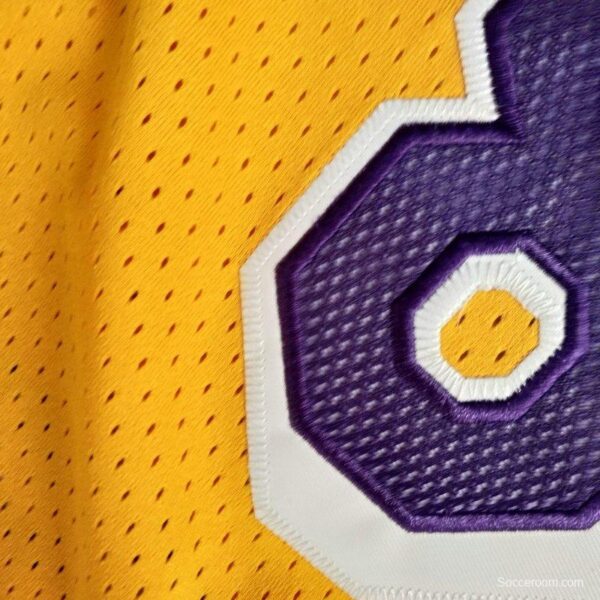 Men's Kobe Bryant Yellow Retro Classic Team Jersey - Image 2