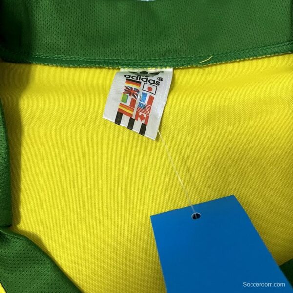 Retro 1978 Brazil Home Soccer Jersey - Image 7