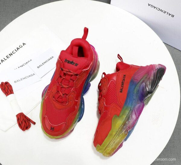 Men/Women Balenciaga Triple S Sneaker Red Item 6380340 - Image 2