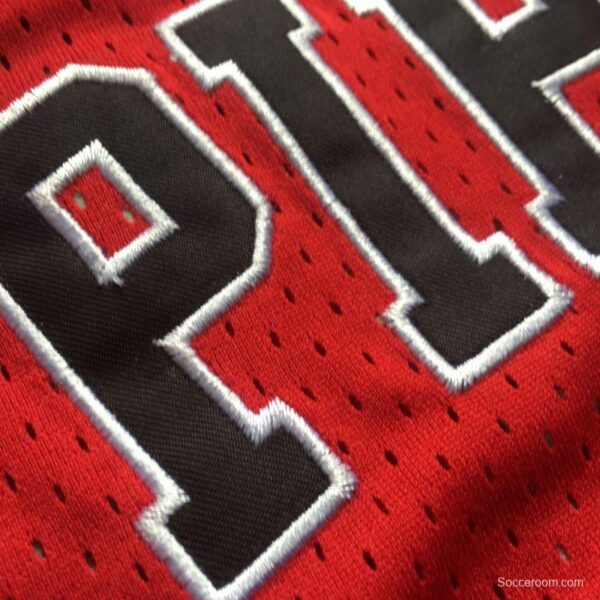 Men's Scottie Pippen Red Retro Classic Team Jersey - Image 8