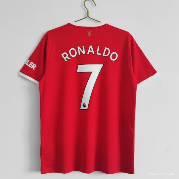 Retro 2021/22 Manchester United Home Soccer Jersey - Image 2