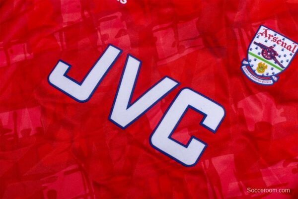 Retro 90/92 Arsenal Home Soccer Jersey - Image 7