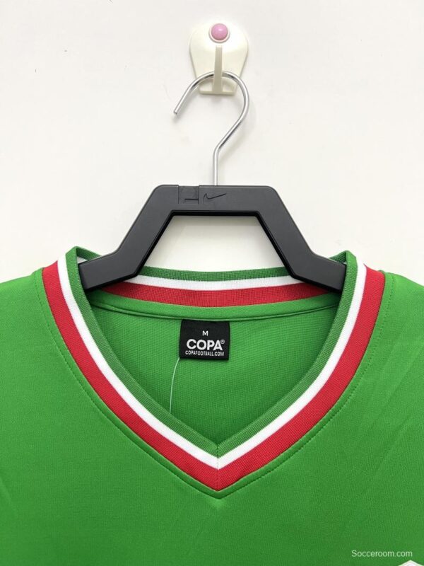 Retro 1970 Mexico Home Soccer Jersey - Image 5