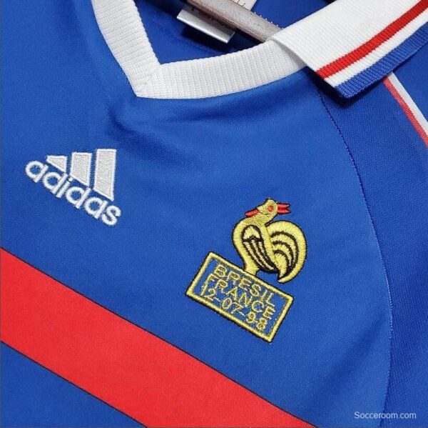Retro 1998 France Home Jersey - Image 5