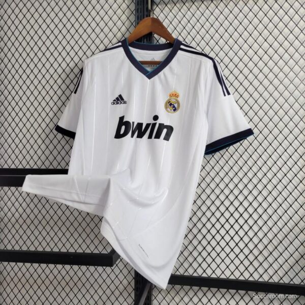 Retro 12/13 Real Madrid Home Jersey - Image 8