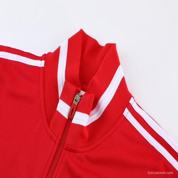 2023 Adidas Red Black Full Zipper Jacket +Pants - Image 10
