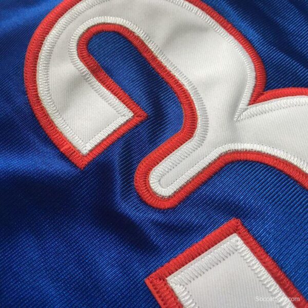 Men's Allen Iverson Blue Retro Classic Team Jersey - Image 9
