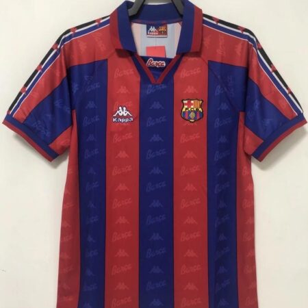 Retro 96/97 Barcelona Home Soccer Jersey