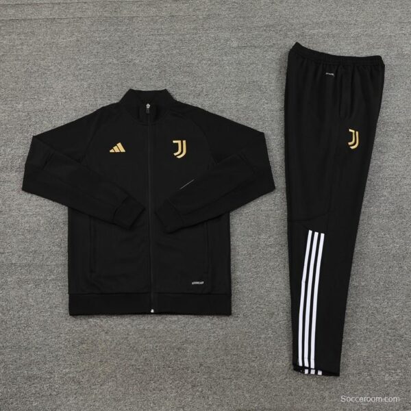 23/24 Juventus Black Full Zipper Jacket+Pants - Image 11