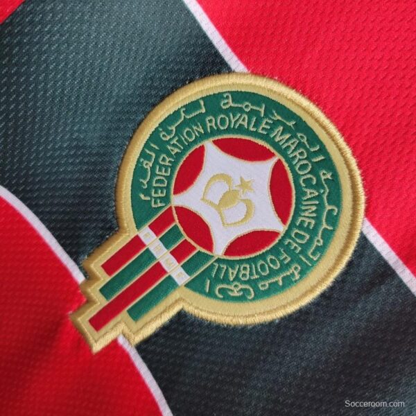 Retro 1998 Morocco Third Red Jersey - Image 4