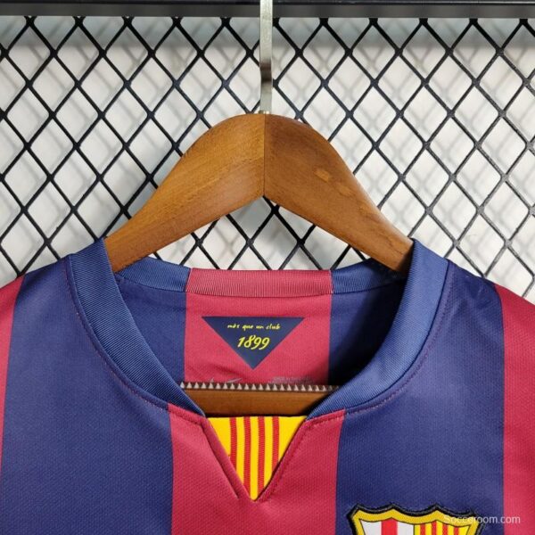 Retro 2014/15 Barcelona Home Jersey - Image 11