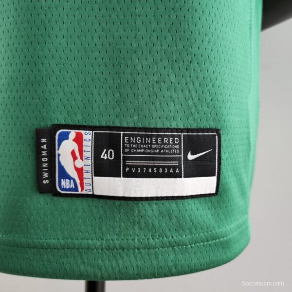2020 IRVING #11 Boston Celtics City Edition Green NBA Jersey - Image 2