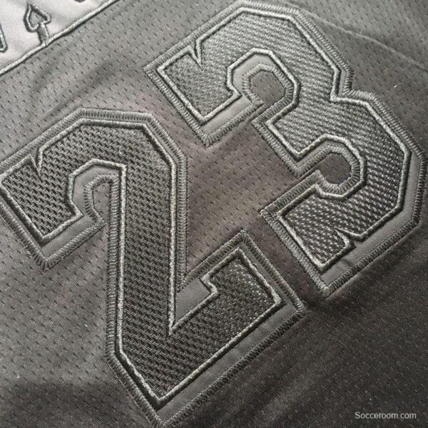 Men's LeBron James Gray Retro Classic Team Jersey - Image 3