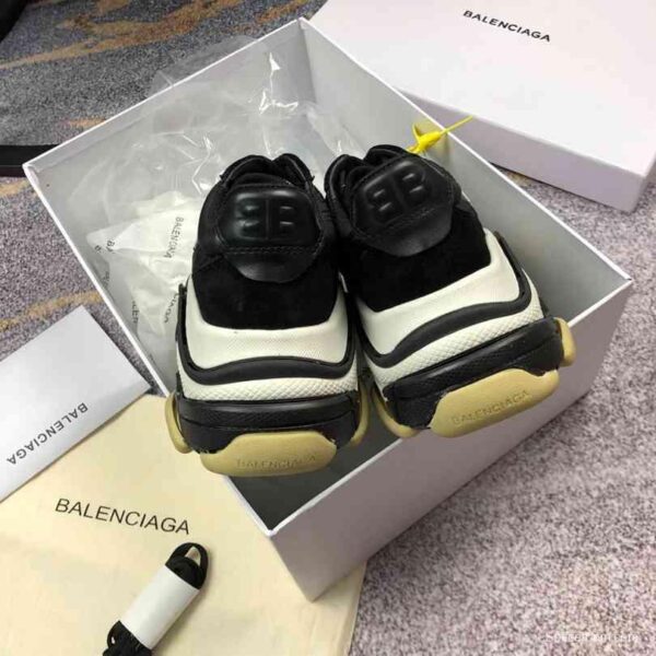Men Balenciaga Triple-S 2 Yellow Black Sneaker - Image 2