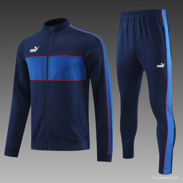 23/24 Puma Navy Full Zipper Jacket+Pants - Image 10
