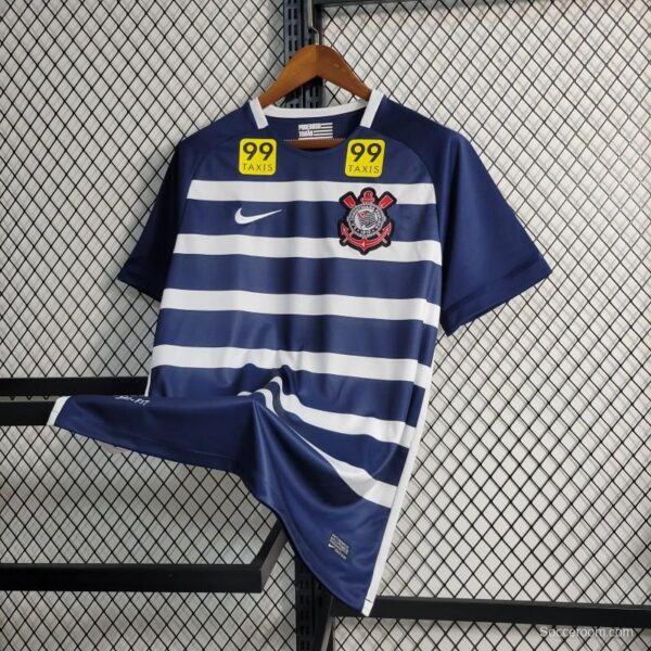 Retro 14-15 Corinthians Third Navy Jersey - Image 4