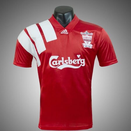 Retro 92/93 Liverpool Home Soccer Jersey