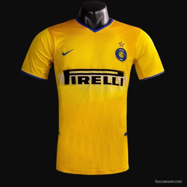 Retro 02/03 Inter Milan Third Yellow Jersey - Image 11