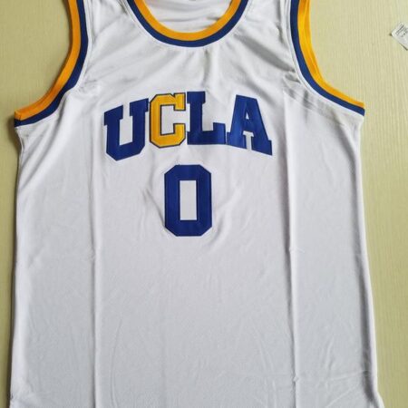 Russell Westbrook 0 UCLA College White Basketball Jersey