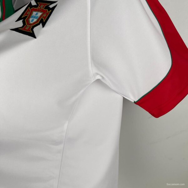Retro 1996 Portugal Away White Jersey - Image 3