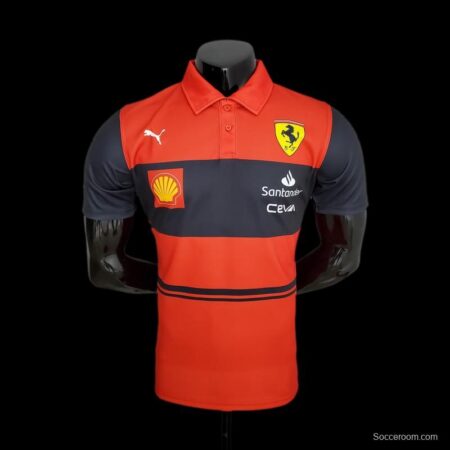 New F1 Formula One; Ferrari Racing Suit Polo Red