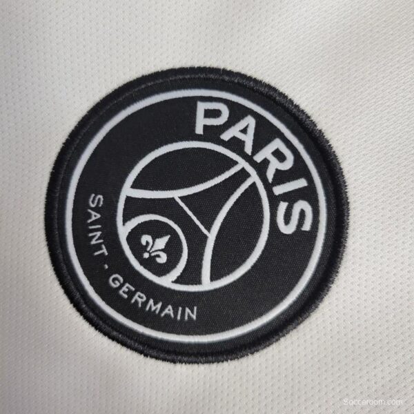 Retro Long Sleeve 18-19 PSG White Champions League Jersey - Image 4