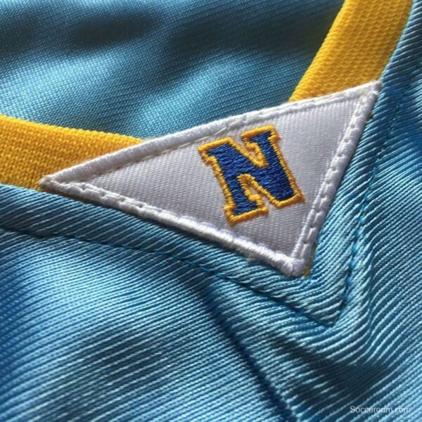 Men's Allen Iverson Sky Blue Retro Classic Team Jersey - Image 5