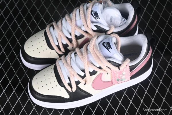 Nike Court Borough Low 2 GS Barbie Pollen Low-Cut Sneakers - Image 7