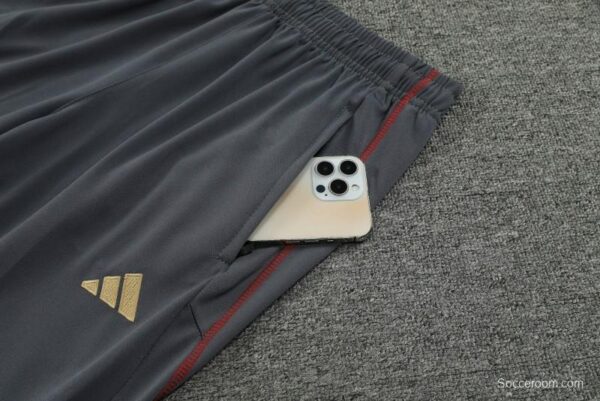 23/24 Arsenal Red Half Zipper Jacket+ Pants - Image 8