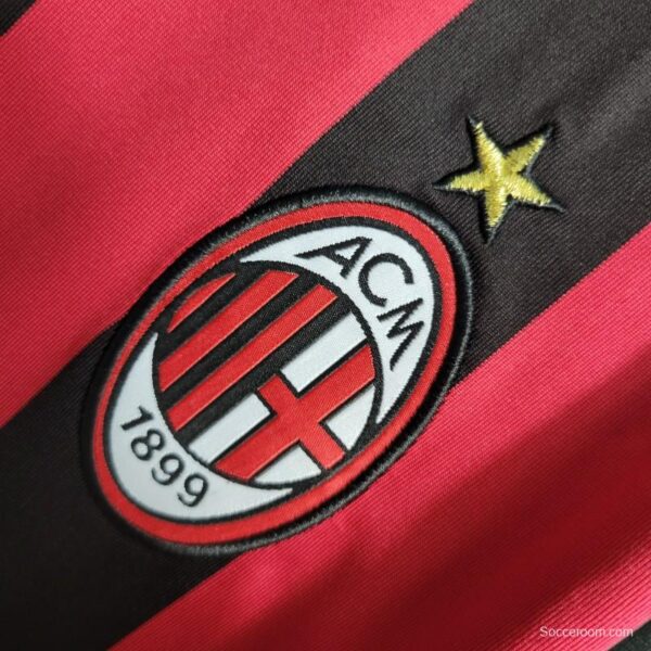 Retro 2009-10 AC Milan Home Jersey - Image 3