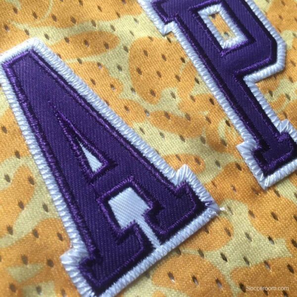 Men's BAPE Yellow Retro Classic Team Jersey - Image 12