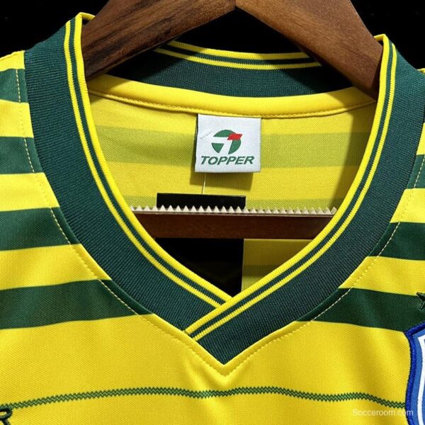 Retro Brazil 1984 Home Jersey - Image 8