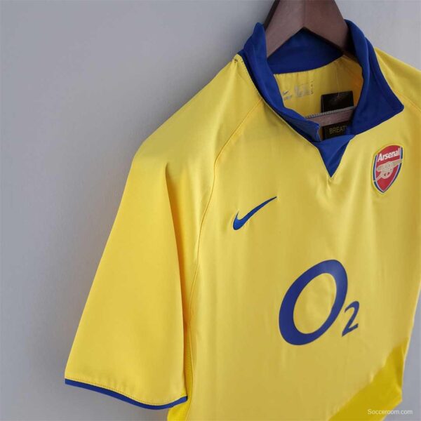 Retro 03-05 Arsenal Away Soccer Jersey - Image 5