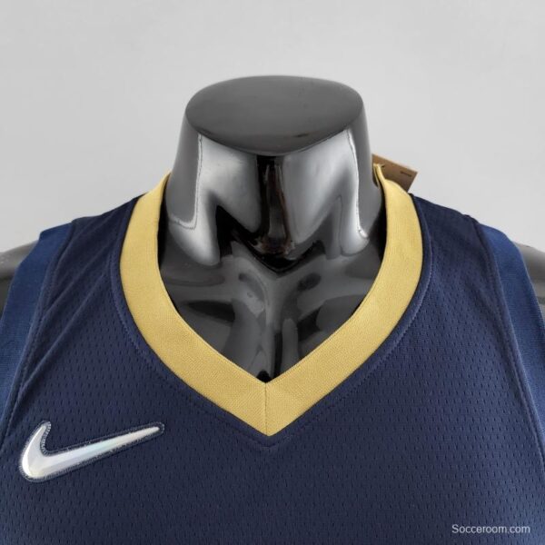 75th Anniversary New Orleans Pelicans Ingram #14 Navy Blue NBA Jersey - Image 8