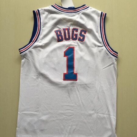 Bugs 1 Movie Edition White Basketball Jersey