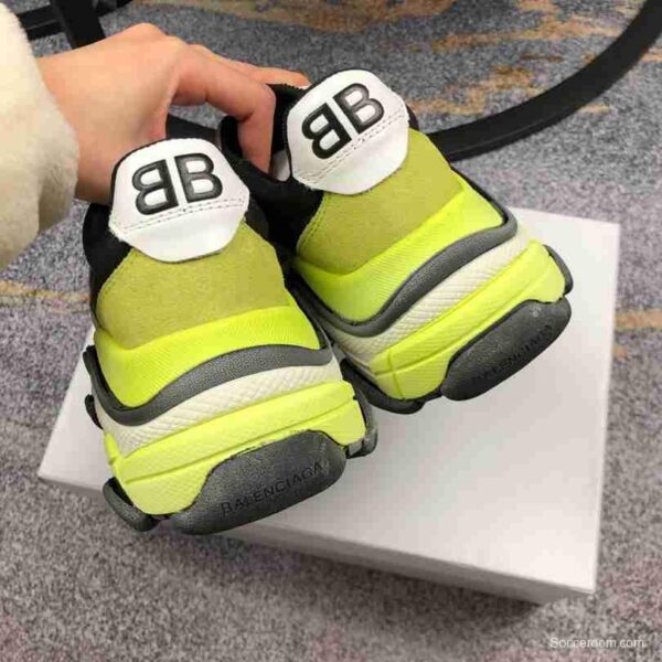Men Balenciaga Triple-S 2 Green/Grey Sneaker - Image 3