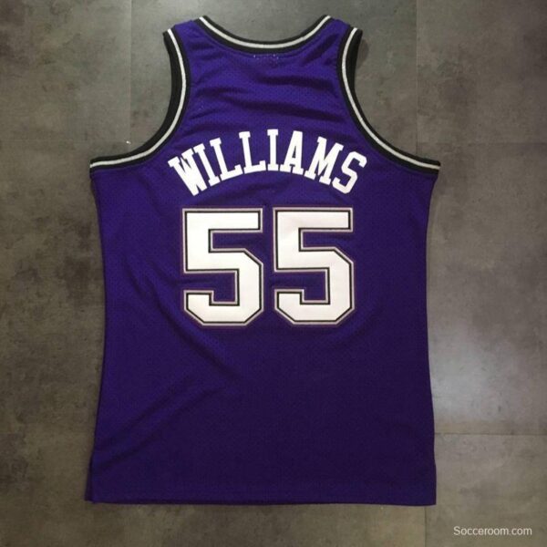 Men's Jason Williams Purple Retro Classic Team Jersey - Image 11