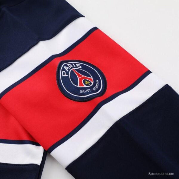 23/24 PSG Navy Red Full Zipper Jacket+Pants - Image 19