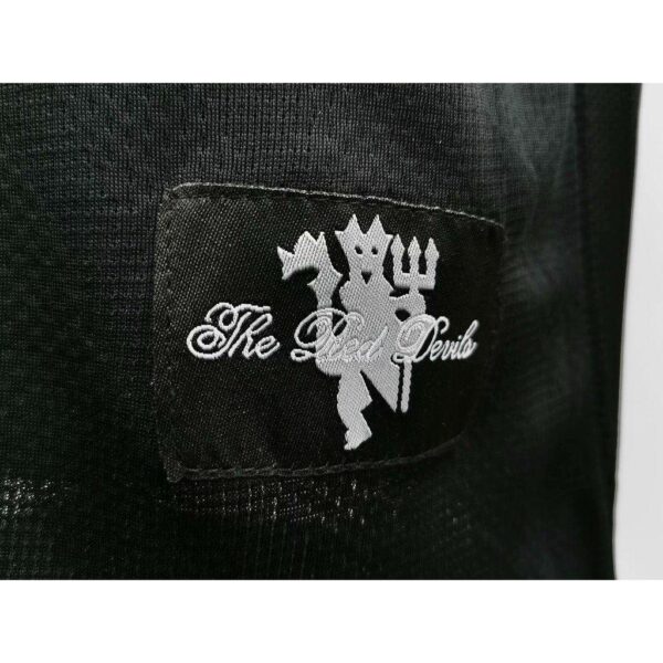 Retro 07/08 Manchester United Away Black Long Sleeve Jersey - Image 3