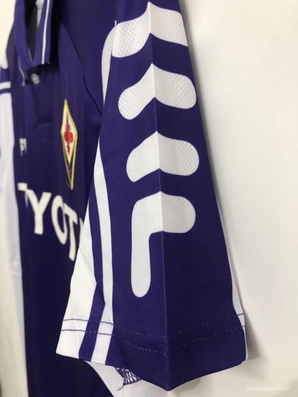 Retro 99/00 Fiorentina Home Soccer Jersey - Image 3