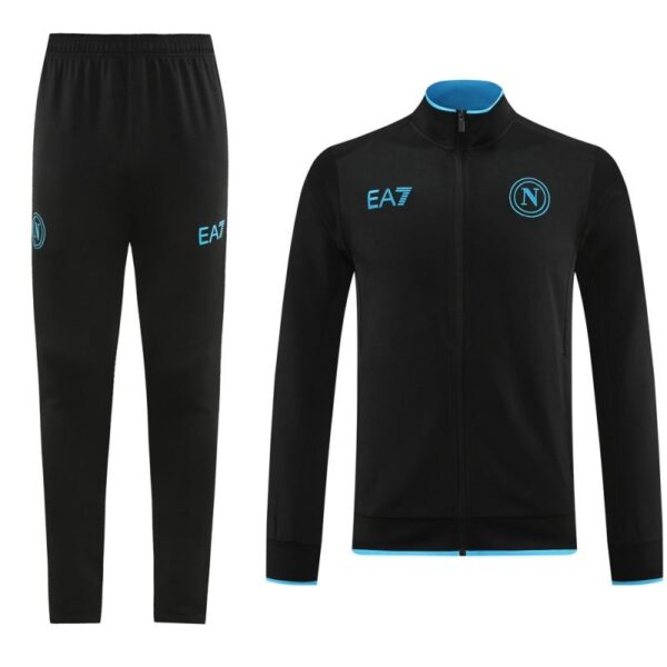 23/24 Napoli Black Full Zipper Jacket+Pants - Image 22