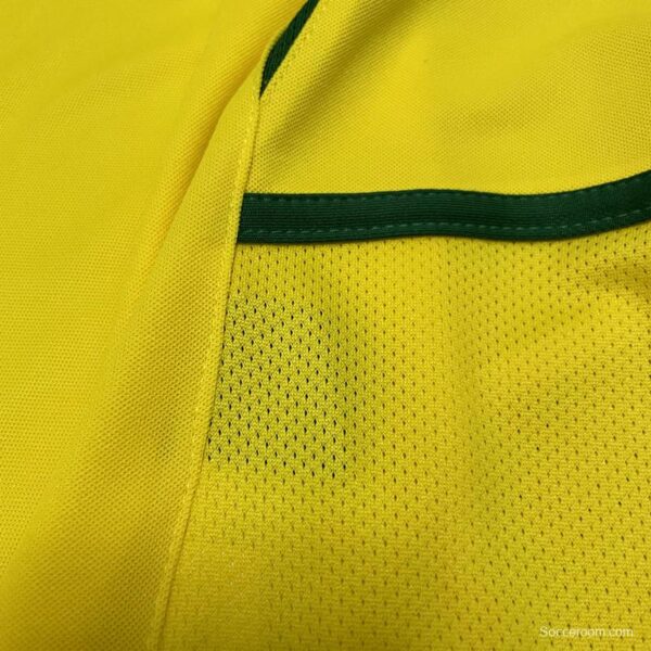 Retro 2002 Brazil Home Soccer Jersey - Image 5