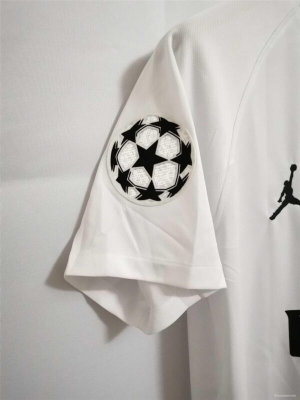 Retro 18/19 PSG Away White Jersey With Champions Patch - Image 4
