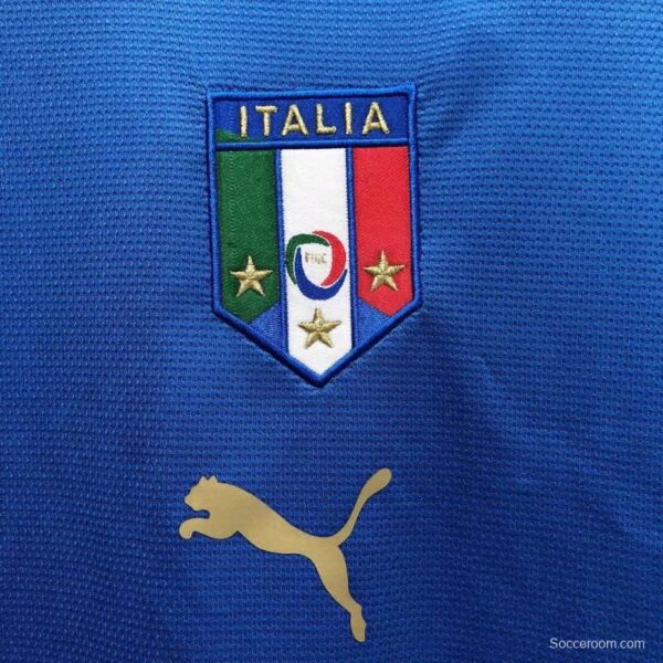 Retro 2006 Italy Home Soccer Jersey - Image 4